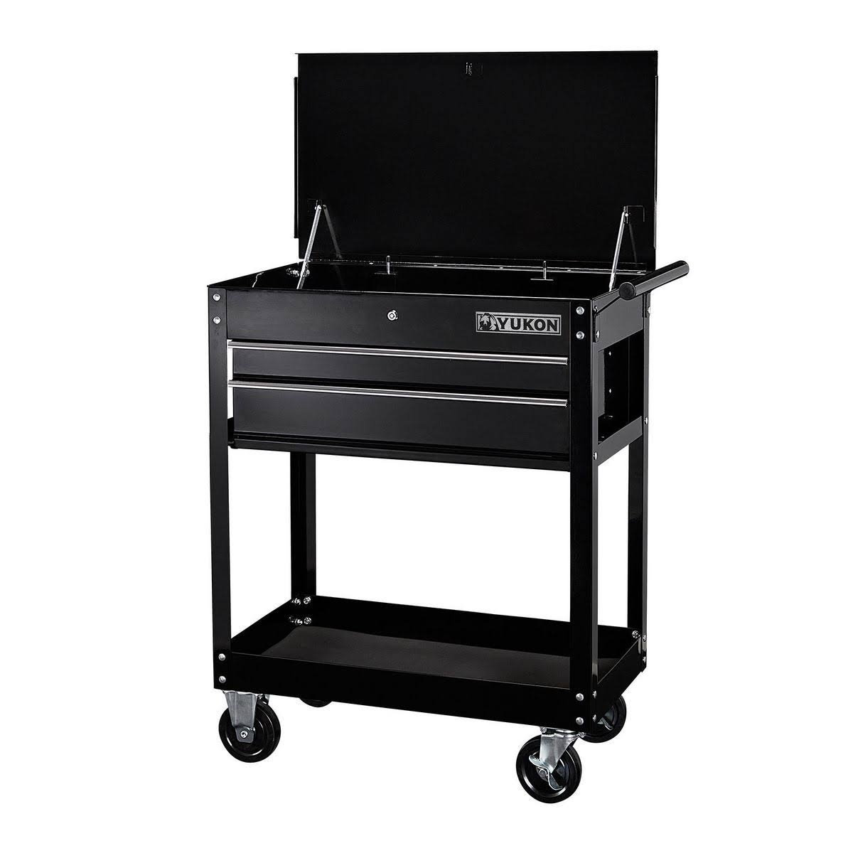 Yukon 30 in. x 18 in. Two Drawer Service Cart 56812