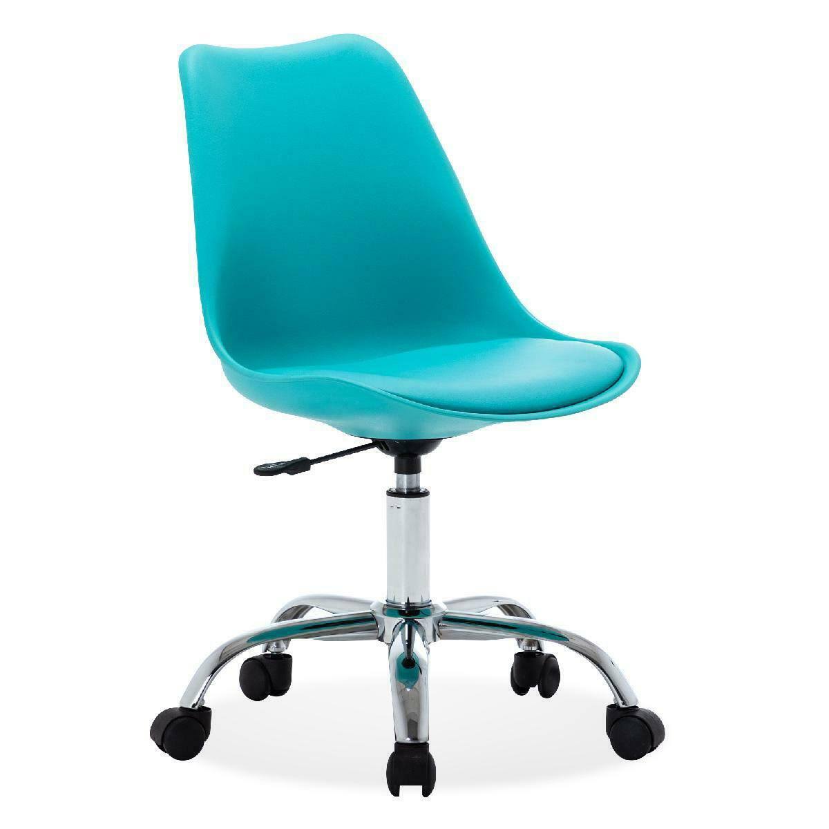 BELLEZE Armless Mid-Back Office Task Chair Faux Leather Upholstery He
