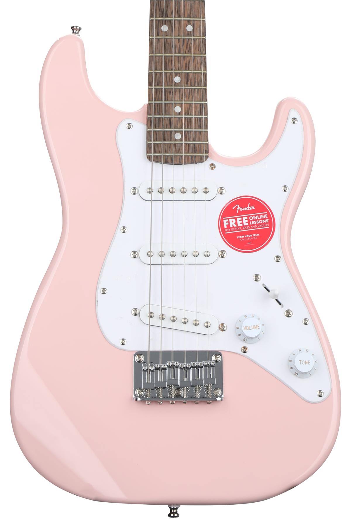 Squier Mini Stratocaster - Shell Pink