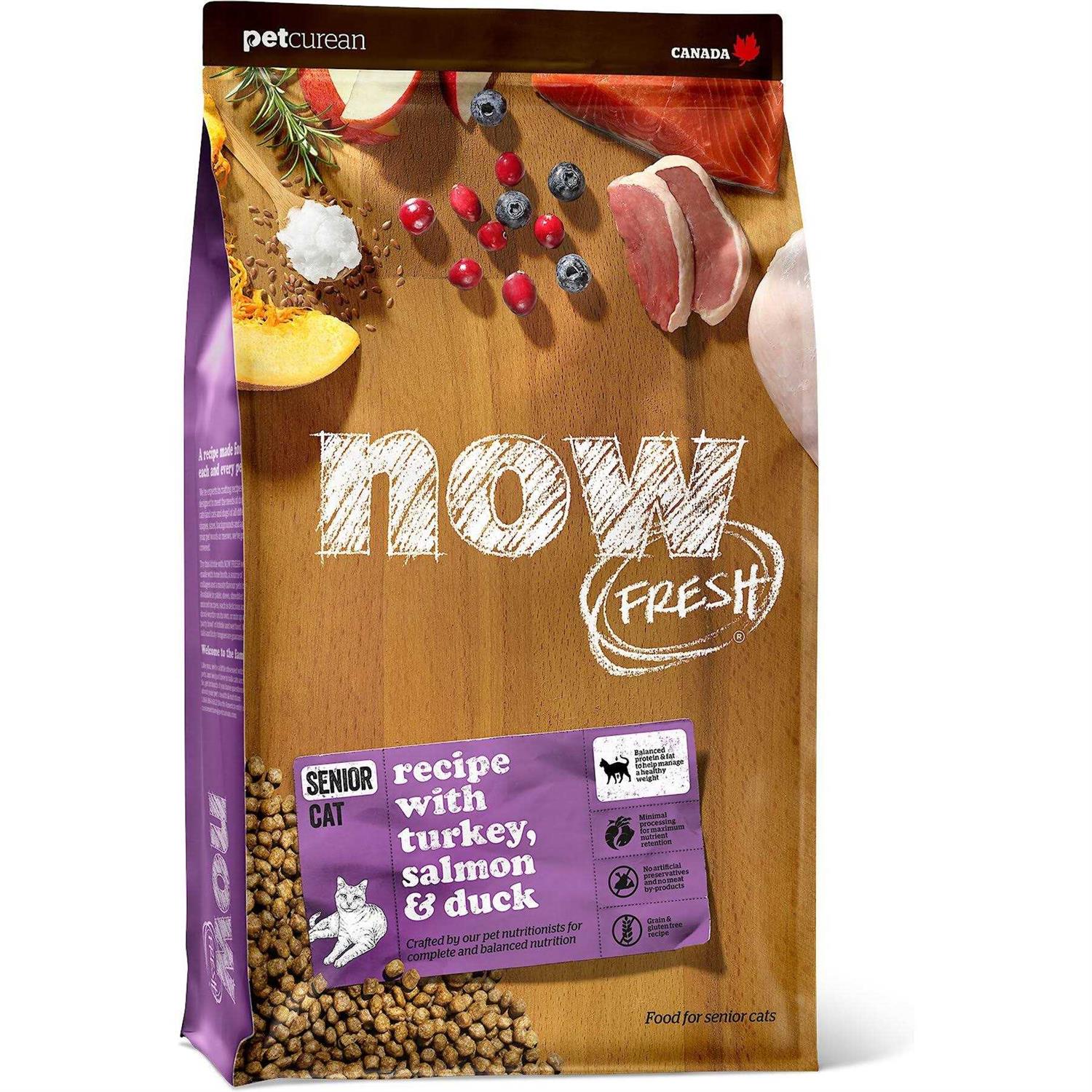 Now Fresh Grain-Free Senior Dry Cat Food - Pet Supplies online store