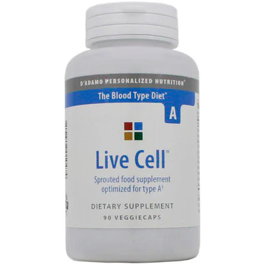 D'Adamo Personalized Nutrition Live Cell Sprouted Food Complex (Type A) 60c - Kansas Nuitrition - HNZSDS