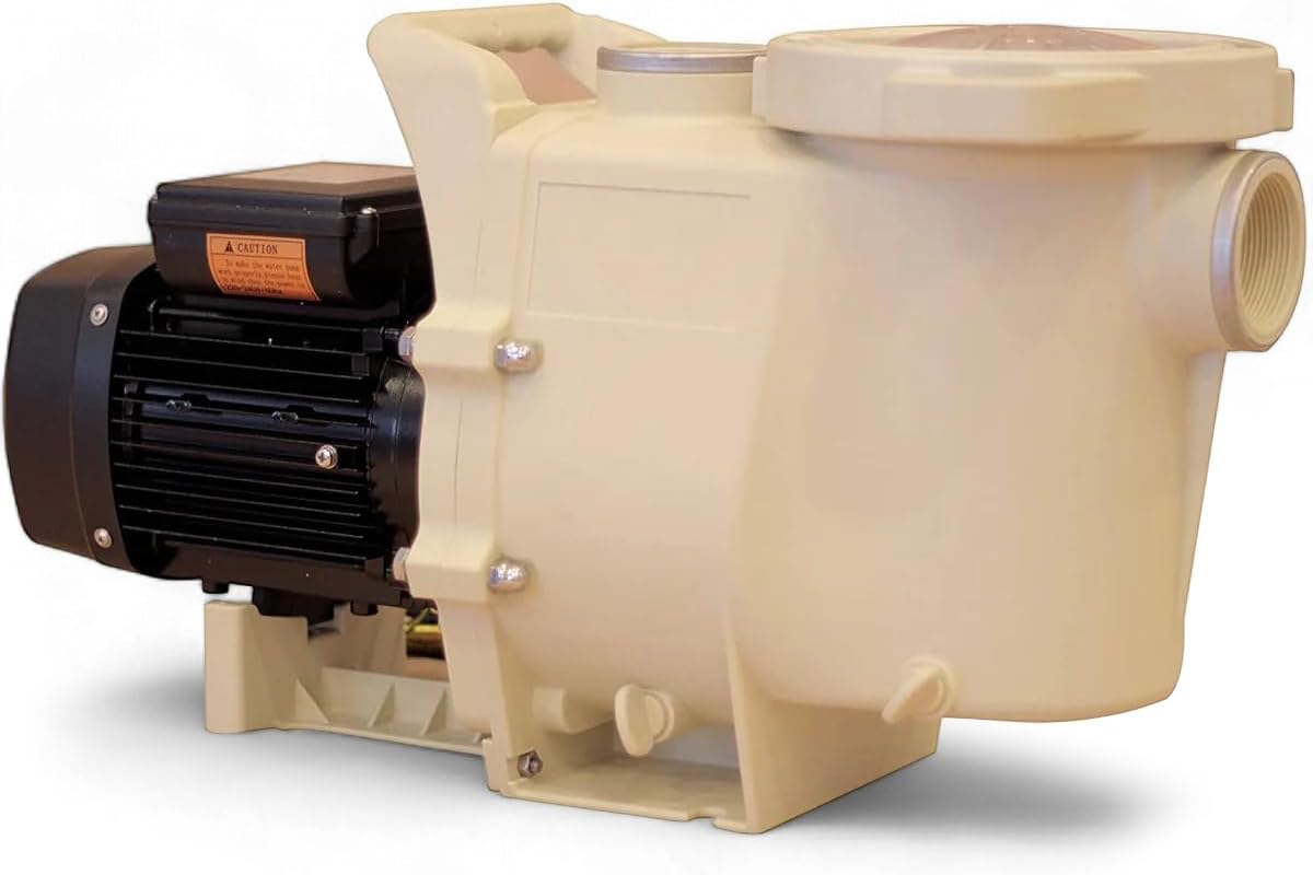 FibroPool 1.5 HP Swimming Pool Pump for In Ground Pools and Spas - 1.5 Horsepower - Designed in the USA