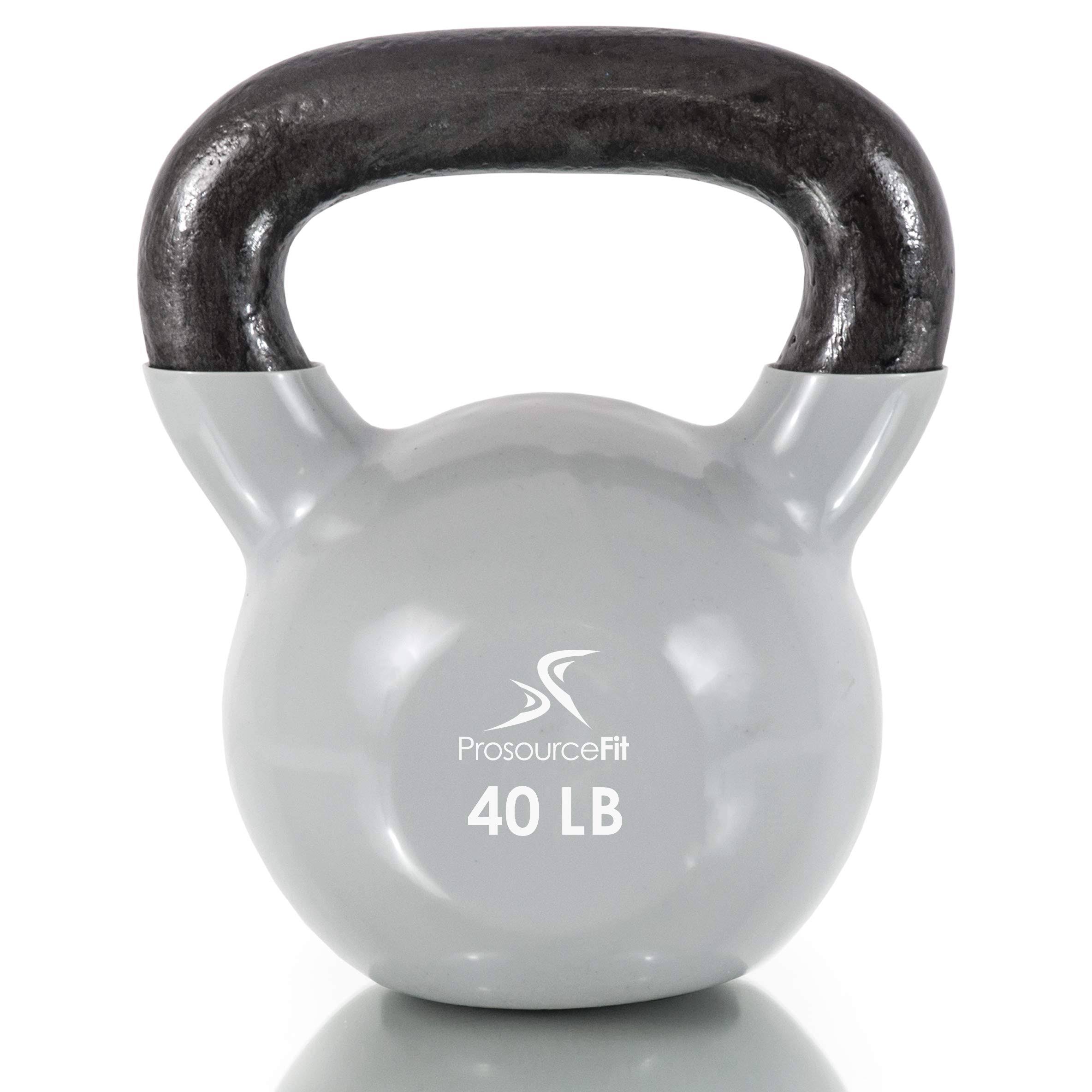 Vinyl Coated Cast Iron Kettlebells 40 lb