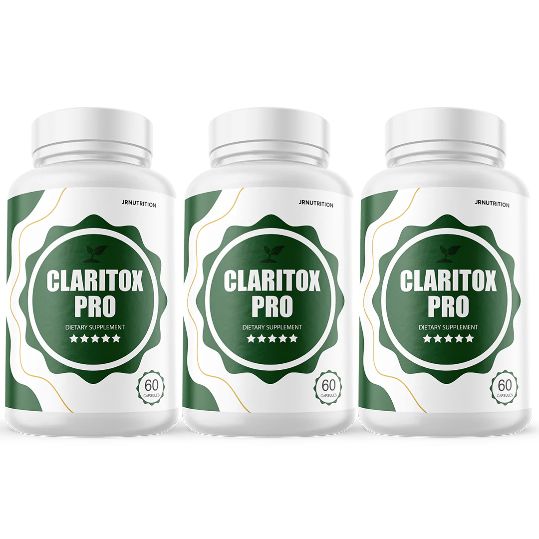Claritox Pro - Dietary Supplement 60 Capsules (3 Pack) - Kansas Nuitrition - HNZSDS