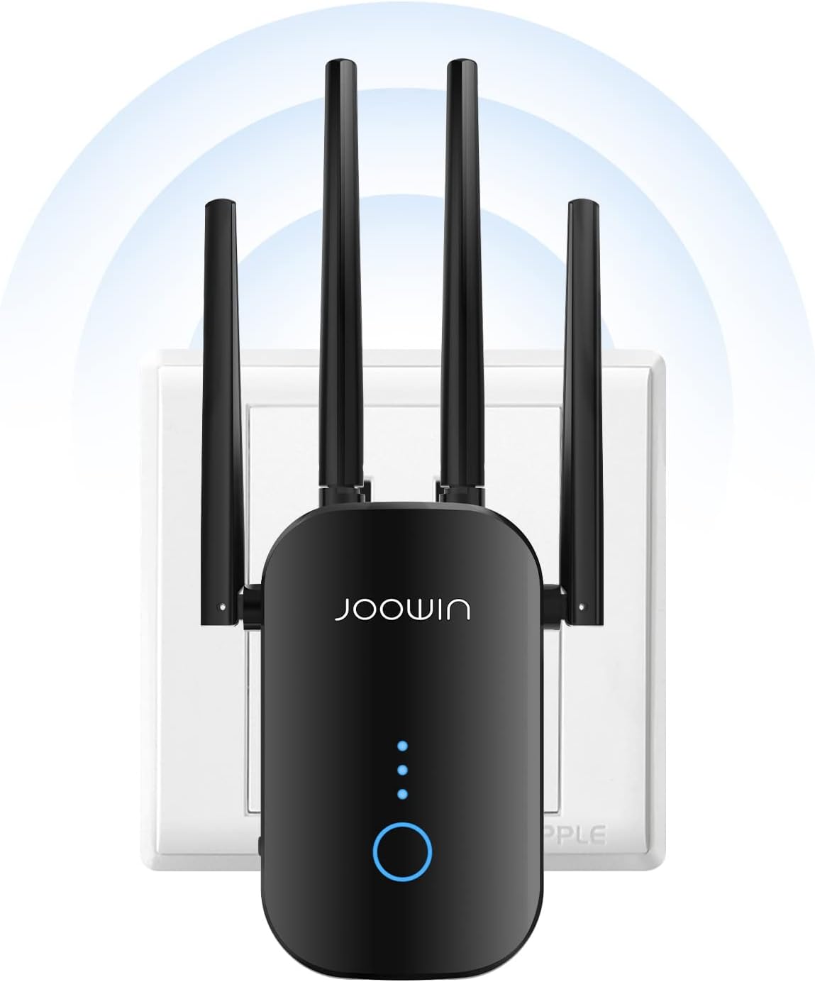 WiFi Extender WiFi Booster/WiFi Range Extender with Ethernet Port 1200Mbps 2.4G/5.8G, WPS & 4 Modes, Covers Up to 3300 Sq.ft