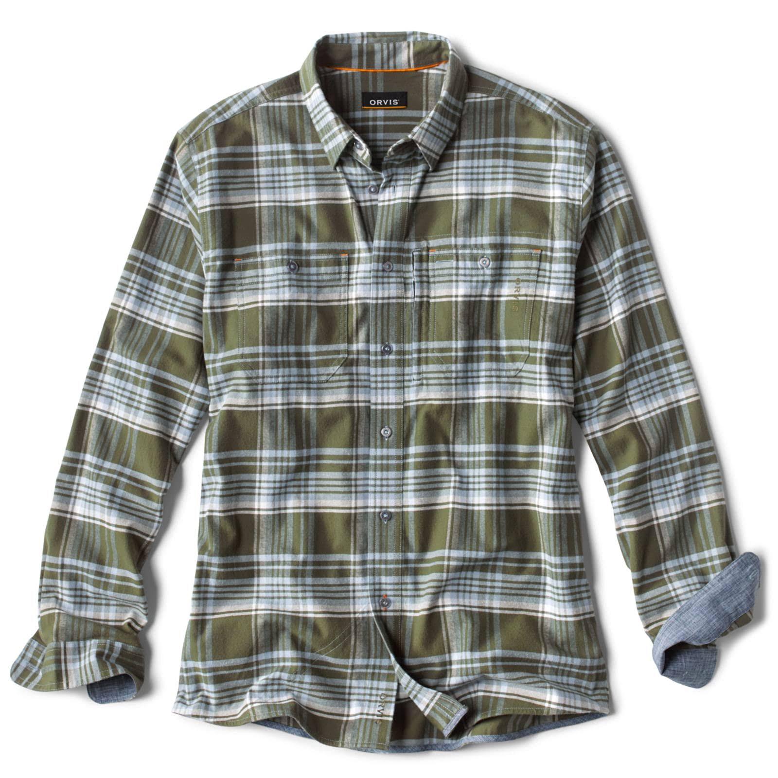 Orvis Flat Creek Tech Flannel Rifle Green / XXL