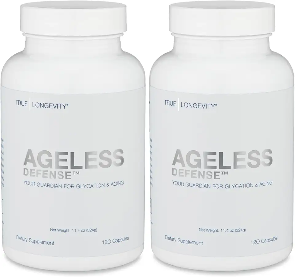 DrinkHRW Ageless Defense Ultimate Formulation, Inhibits Advanced Glycation End Products, 2 Bottles, 240 Total Tablets - Kansas Nuitrition - HNZSDS