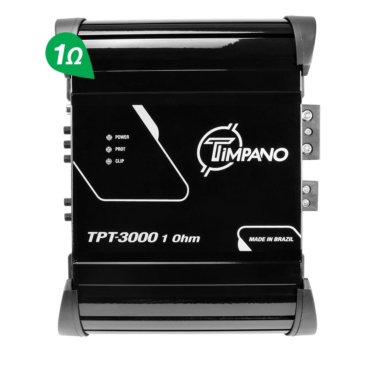 Timpano TPT-3000 1 Ohm Compact Amplifier 3000 Watts, 1 Channel, Full Range Amp Class D for The Installation of Car Speakers, Loudspeakers