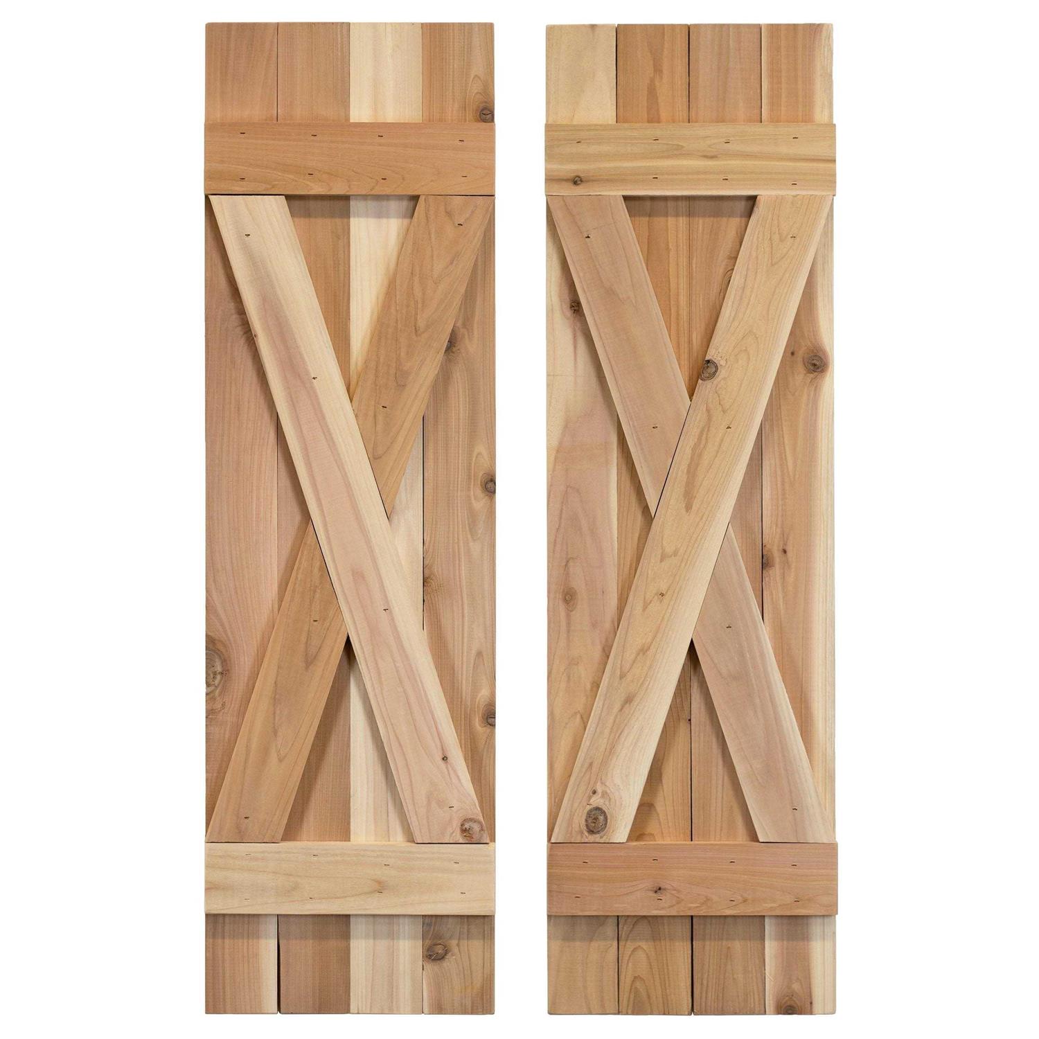 Dogberry Collections x Board Batten Extrior Shutters Pair