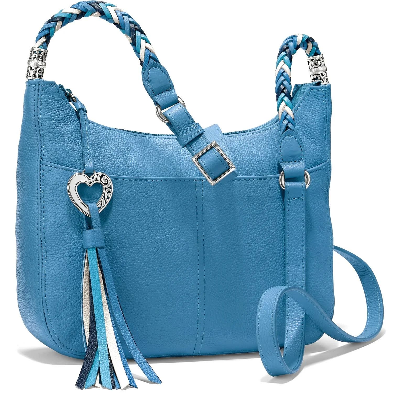 Brighton Bali Blue Baby Barbados Hobo Crossbody