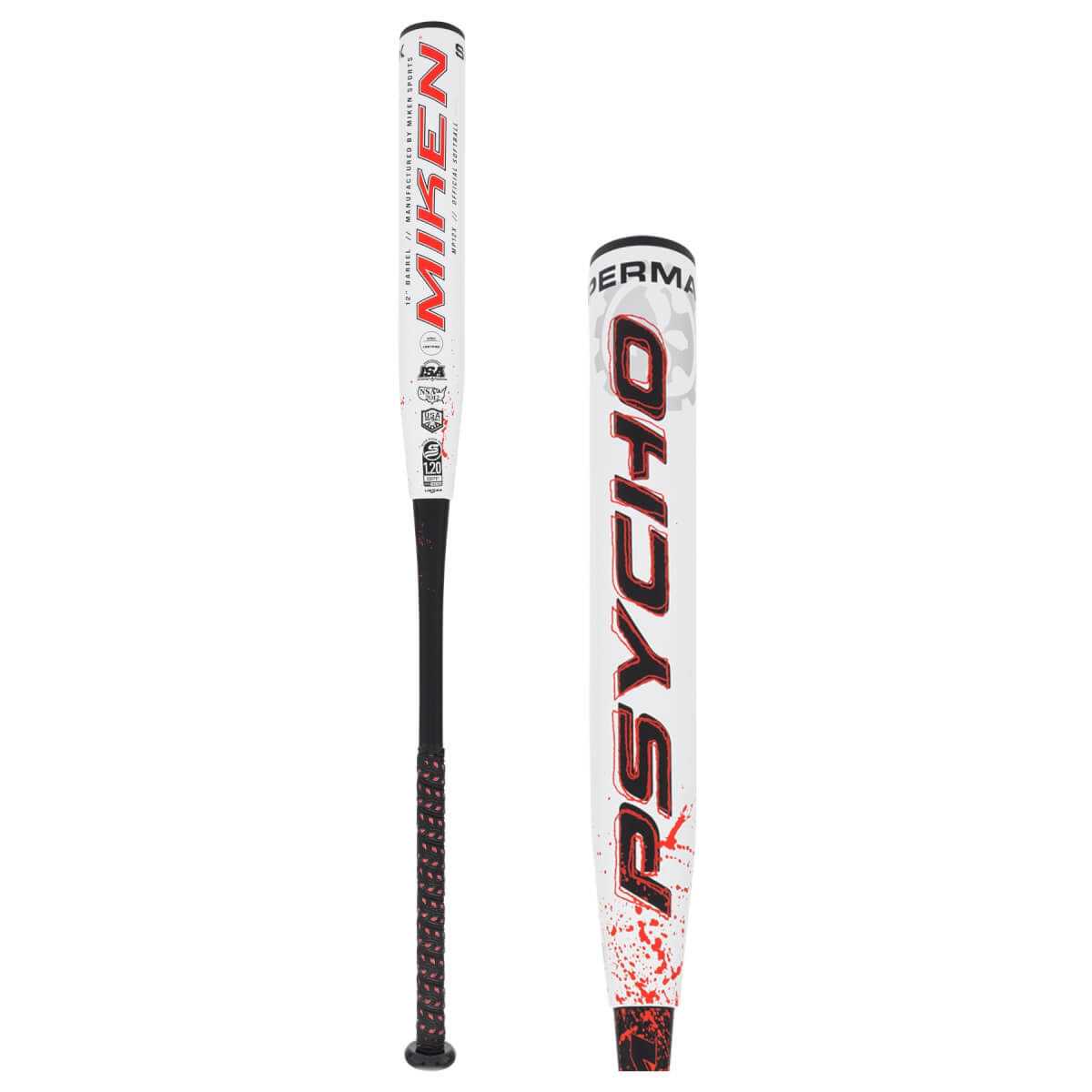 Miken Psycho 12 SuperMax Dual Stamp Slow Pitch Softball Bat - Sports Supplies Online Store