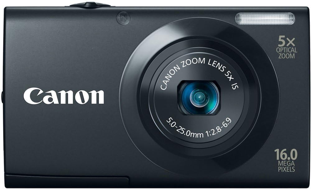 Canon PowerShot A3400 IS 16.0 MP Digital Camera with 5x Optical Image Stabilized Zoom 28mm Wide-Angle Lens with 720p HD Video Recording and 3.0-Inch