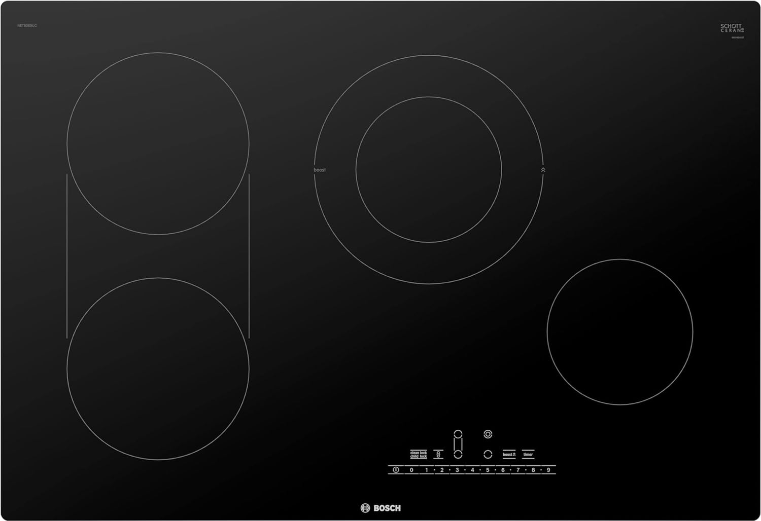 Bosch NET8069UC Electric Cooktop - Smart Home Appliances