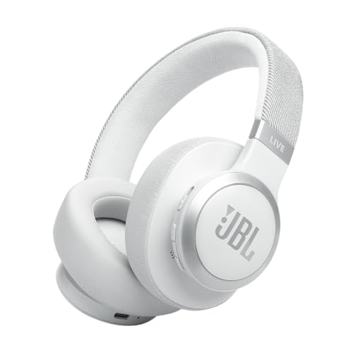 JBL Live 770NC - Wireless Over-Ear Headphones with True Adaptive Noise Cancelling with Smart Ambient, Up to 65 Hours of Battery Life