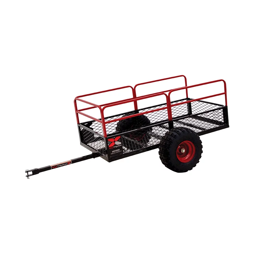 Yutrax TX162 Heavy Duty 1500 Pound Capacity Off Road Utility ATV Trailer - Curated Treasures Market
