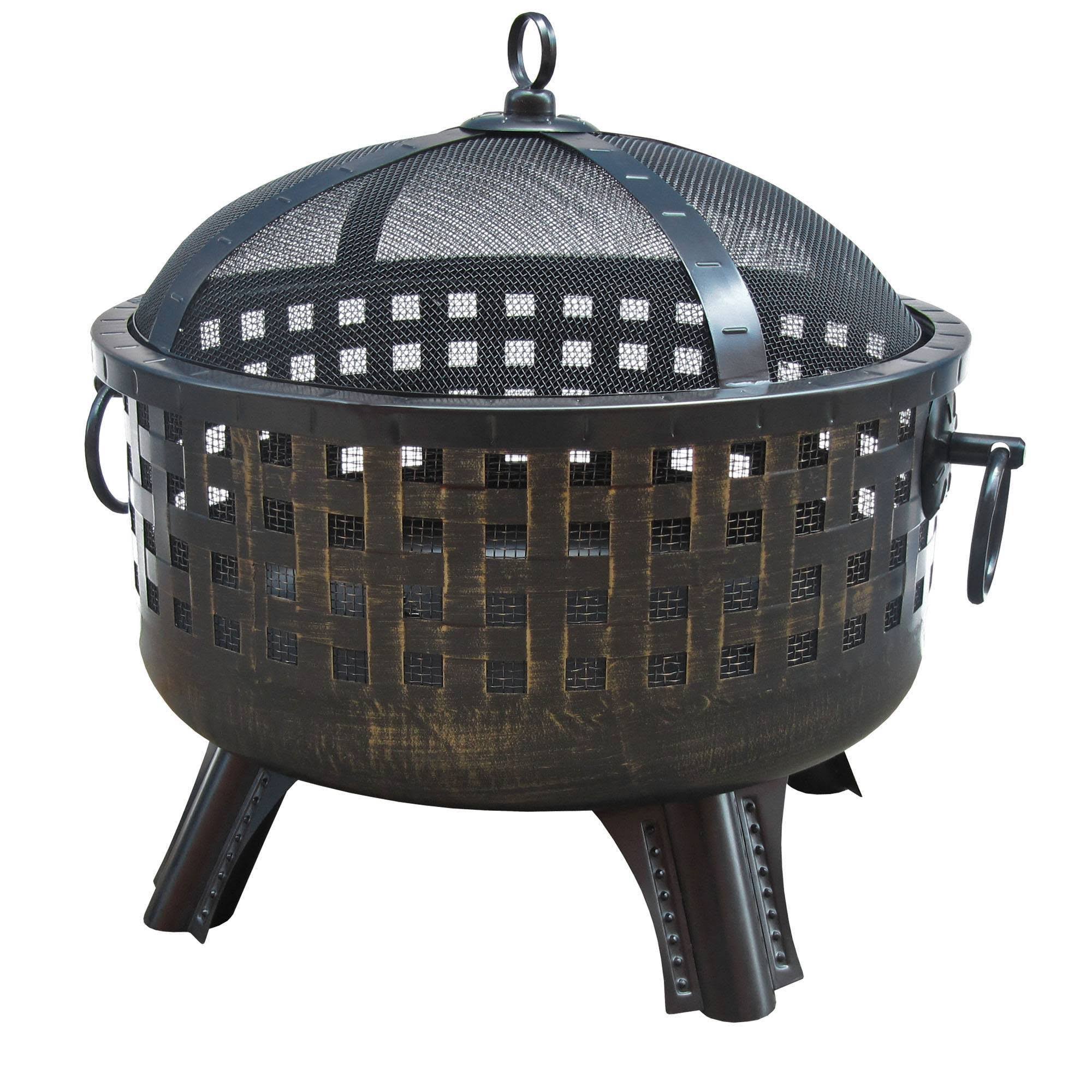 Landmann Garden Lights Savannah Antique Bronze Fire Pit