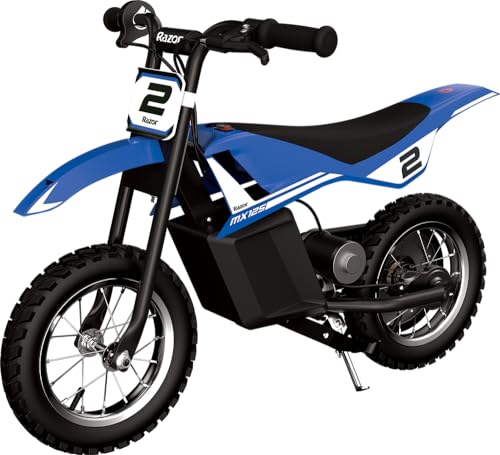 Razor MX125 Dirt Rocket Electric-Powered Bike with Authentic Motocross Geometry, Rear-Wheel Drive,100-watt, high-Torque, Chain-Driven Motor