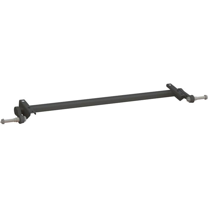 Ultra-Tow Torsion Trailer Axle - 2200-Lb. Capacity, with Brackets, 1inch Above Axle Tube, 0° Down Start Angle, 71Inch H, 76Inch