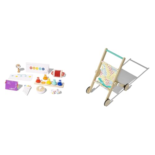 Lovevery | The Music Set | 6 Musical Instruments and Rhythm & Songs Book, Preschool Education and Montessori Early Learning Musical Toy