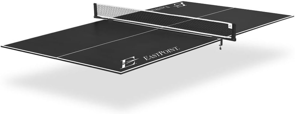 EastPoint Sports Ping Pong Conversion Top, Foldable Table Tennis Topper, Lightweight and Portable, Zero Assembly Required, Blue