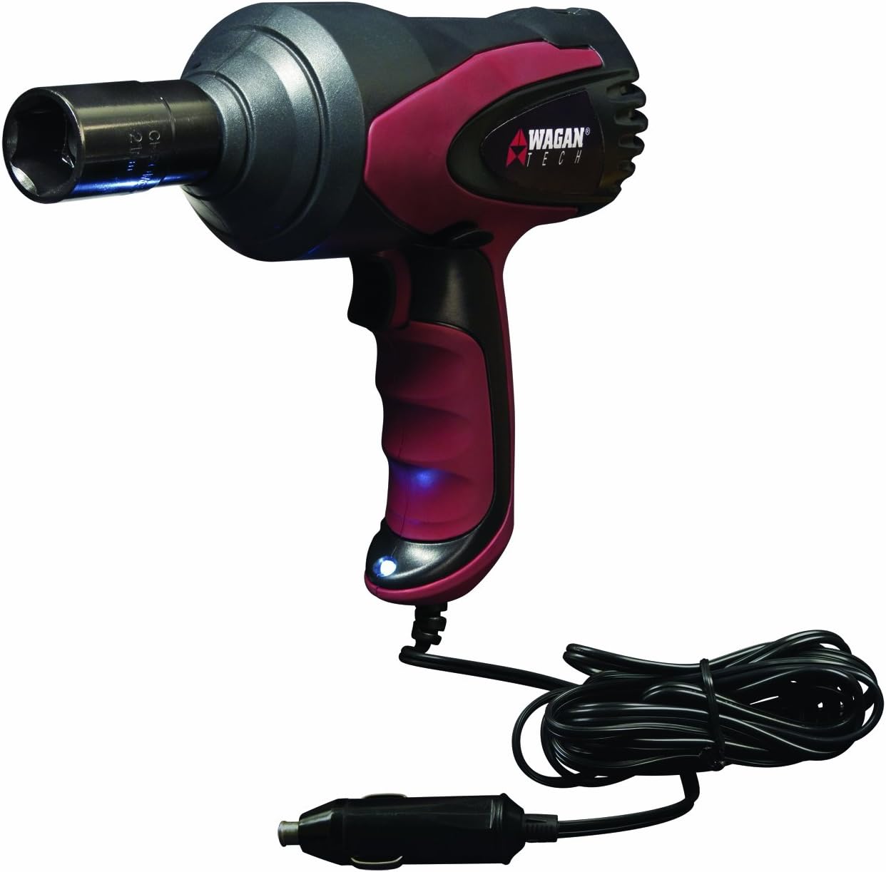 Wagan EL2257 12V DC Mighty Impact Wrench, 1/2 inch 12 Volt Electric Impact Wrench Kit, 271 ft-lbs, Tire Repair Tools with Sockets and Carry Case