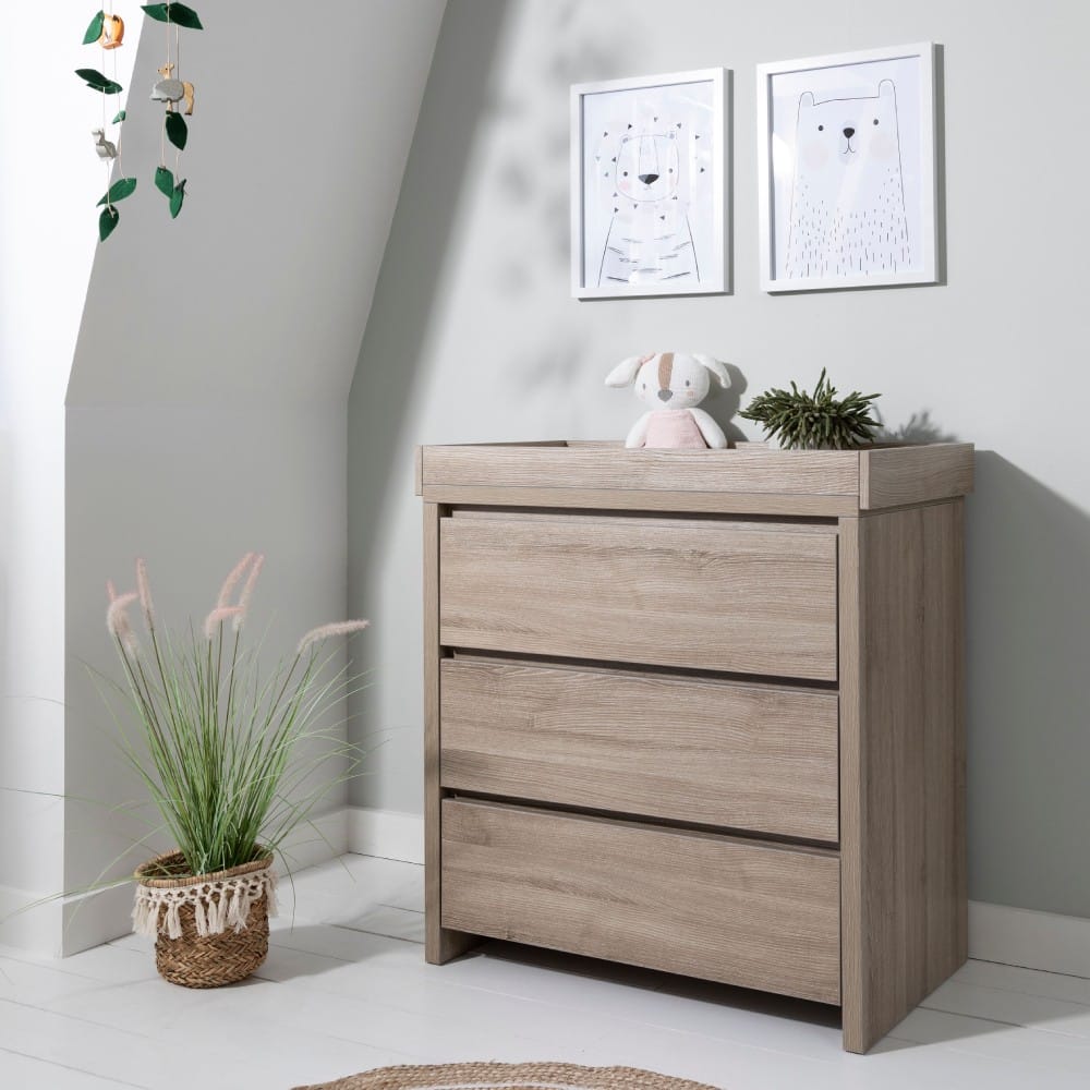 Tutti Bambini Modena Changing Unit –  Oak