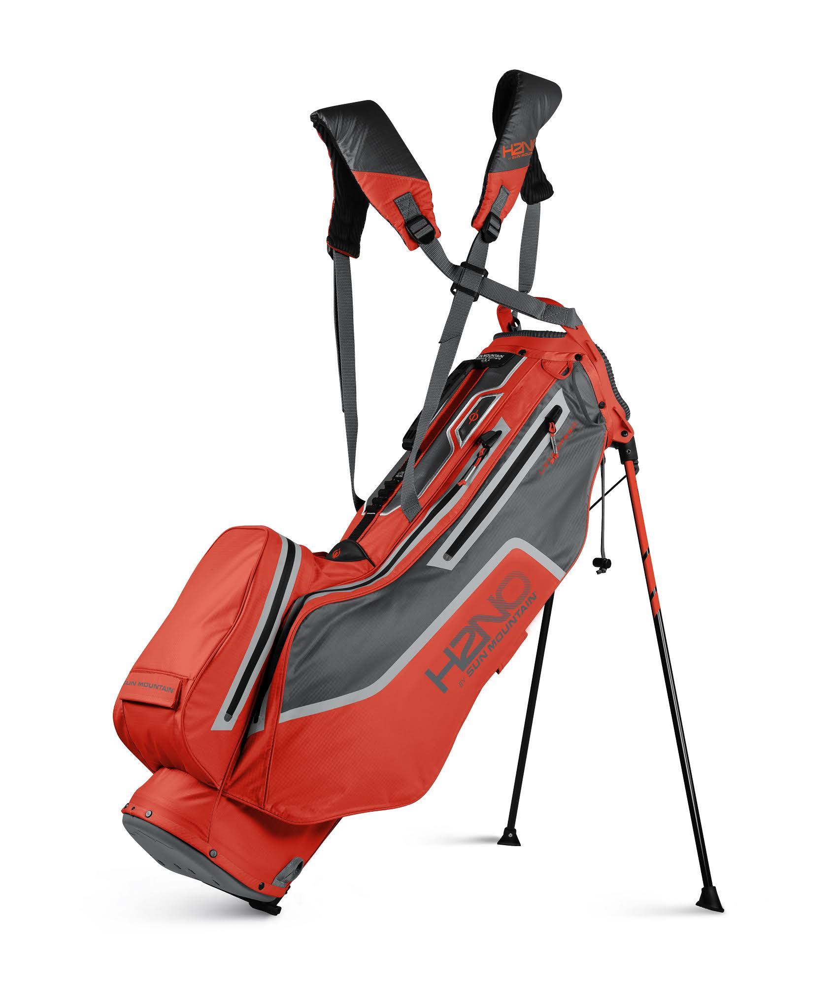 Sun Mountain H2no Litespeed Stand Bag, Inferno/Gunmetal/Cadet