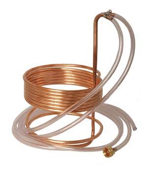 Homebrewers Outpost Water Efficient Wort Chiller- 25 ft x 38 in with Tubing WC20A