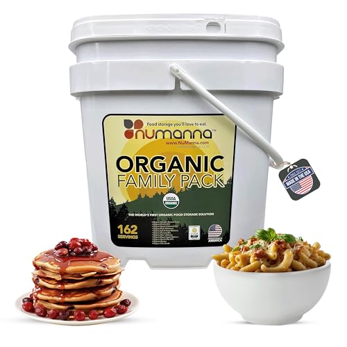 Numanna Organic Family Pack Bucket 162 Servings | USDA Organic
