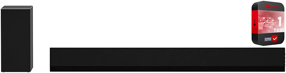 LG GX 3.1 ch High Res Audio Soundbar with Wireless Subwoofer Dolby Atmos Bundle with 1 YR CPS Enhanced Protection Pack