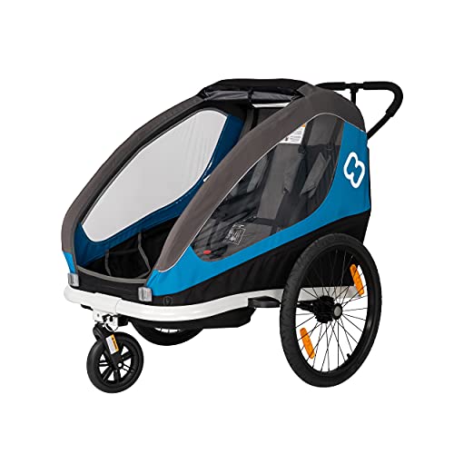 Hamax Traveller Two Seat Child Bike Trailer + Stroller