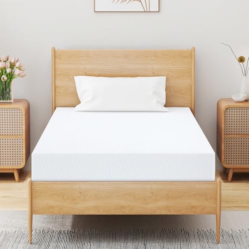 10 Inch Full Size Mattress with Gel Cooling Memory Foam, High-Density Base Foam Mattress with Removable Washable Cover, Certified Safe Foams & Fabric