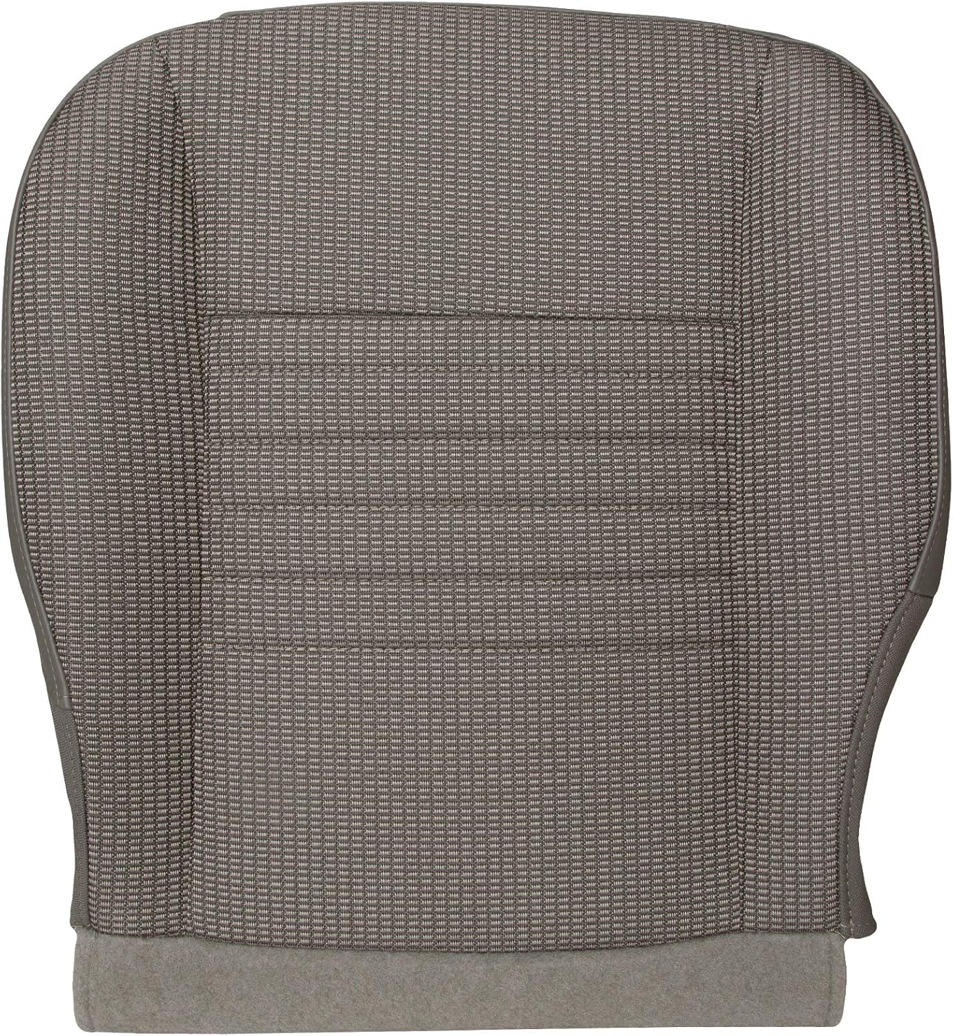 The Seat Shop Driver Bottom Replacement Cloth Seat Cover - Medium Slate Gray (Compatible with 2006-2008 Dodge Ram Work Truck ST 1500