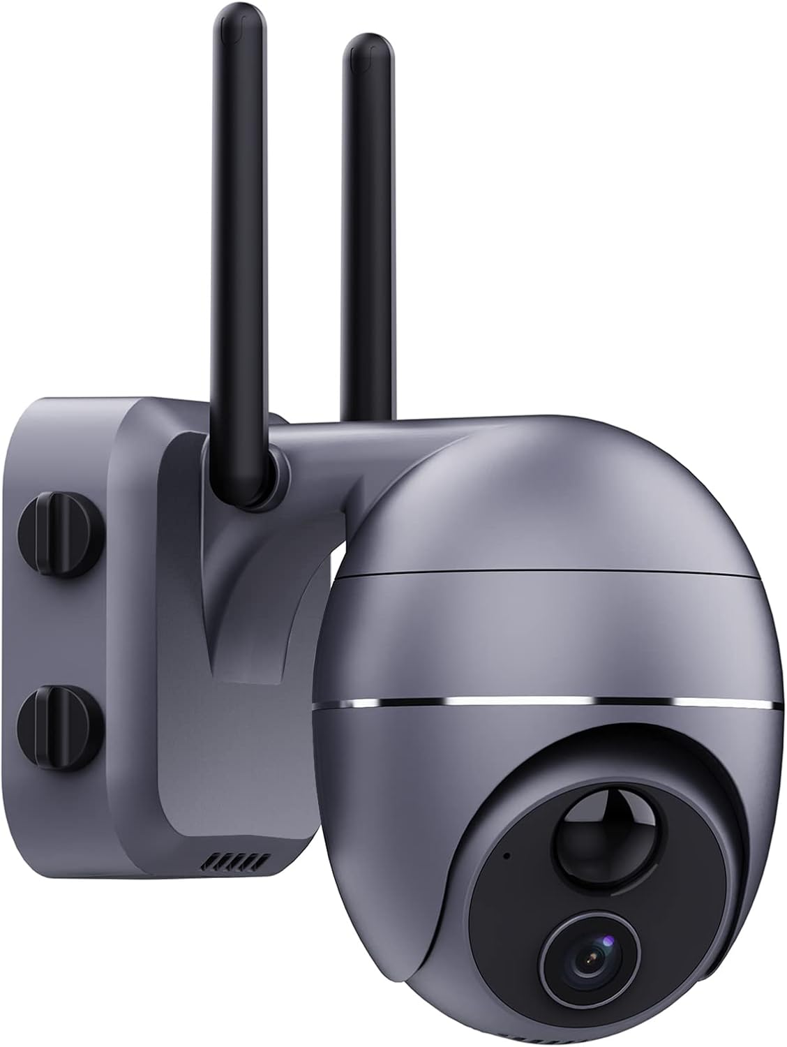 Wireless Security Camera Outdoor, 1080P 360° PTZ Rechargeable Battery Camera WiFi with Night Vision, 2-Way Audio, PIR Motion Detection, Cloud Storage