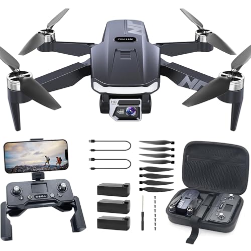 N11 PRO GPS Drone with Camera for Adults 4K UHD, 90 Min Long Flight Time, Long Control Range, Auto Return, Follow Me, Brushless Motor