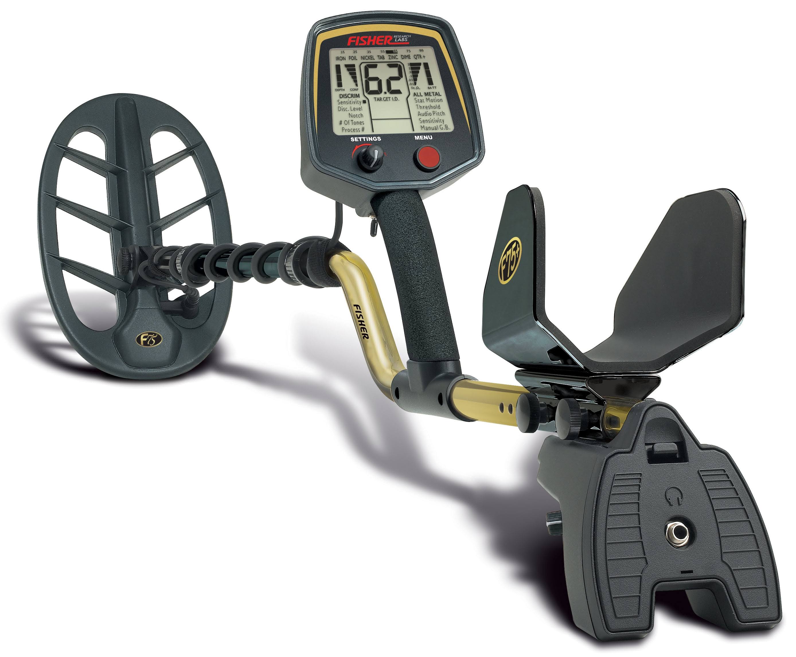 Fisher F75 Plus Metal Detector + F-PULSE Pinpointer + Bonus Pack - Megean