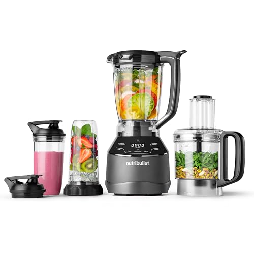 NutriBullet Triple Prep System NBKS50100 Dishwasher Safe Plastic food blender