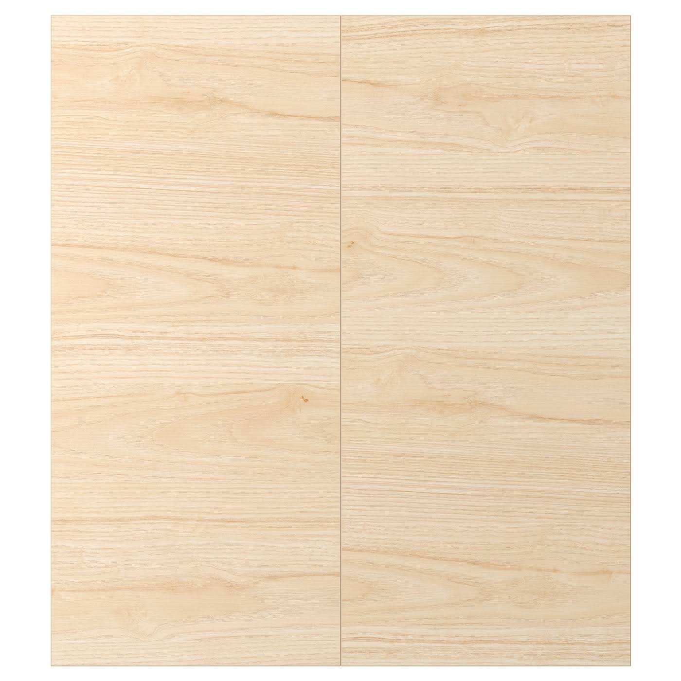 IKEA - ASKERSUND 2-P door/corner Base Cabinet Set, Light Ash Effect, 13x30