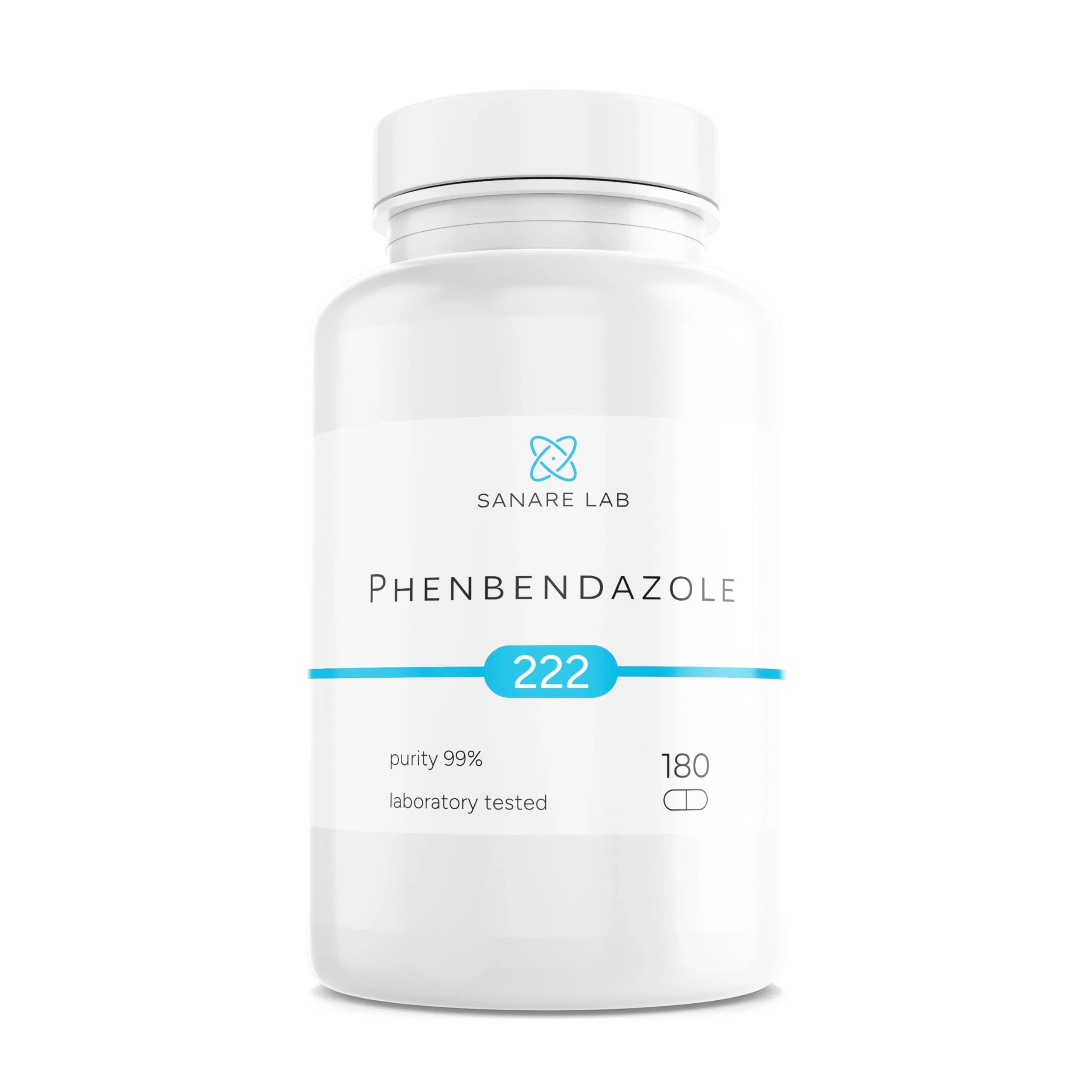 Sanare Lab Phenbendazol 222 | mg | 180 | ct | >99% - Kansas Nuitrition - HNZSDS