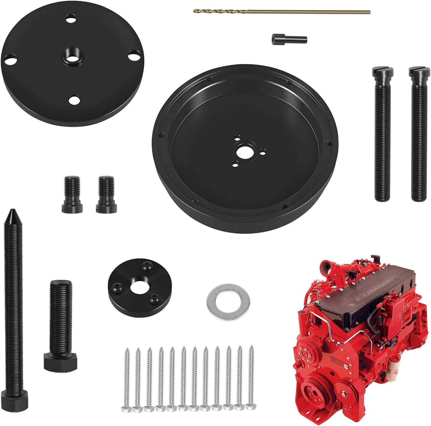 3164302 2892562 Compatible with L10 L10G M11 ISM Cummins Rear Crankshaft Oil Seal Remover & Installer Alt ST-221