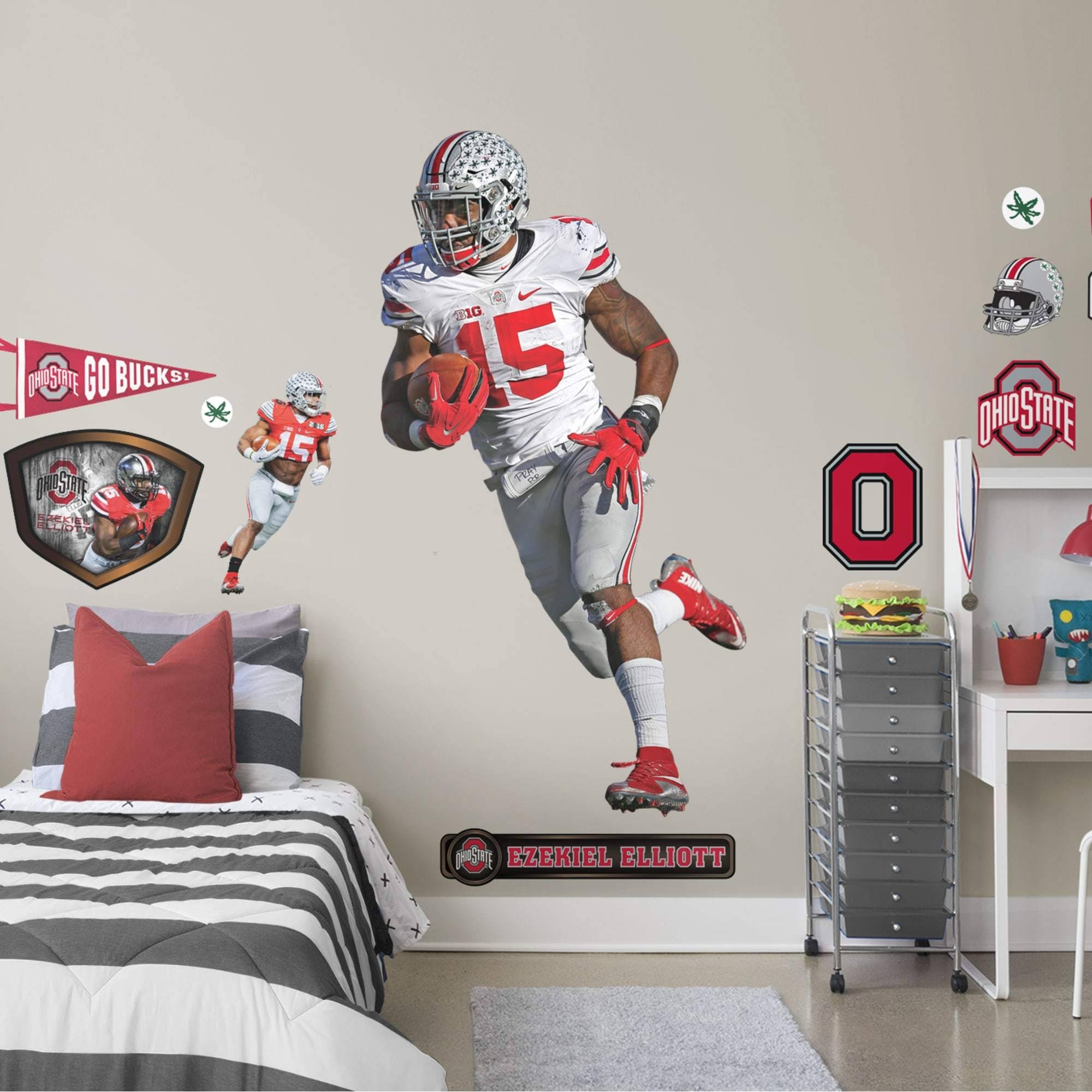 Ohio State Buckeyes Ezekiel Elliot Wall Decal by Fathead