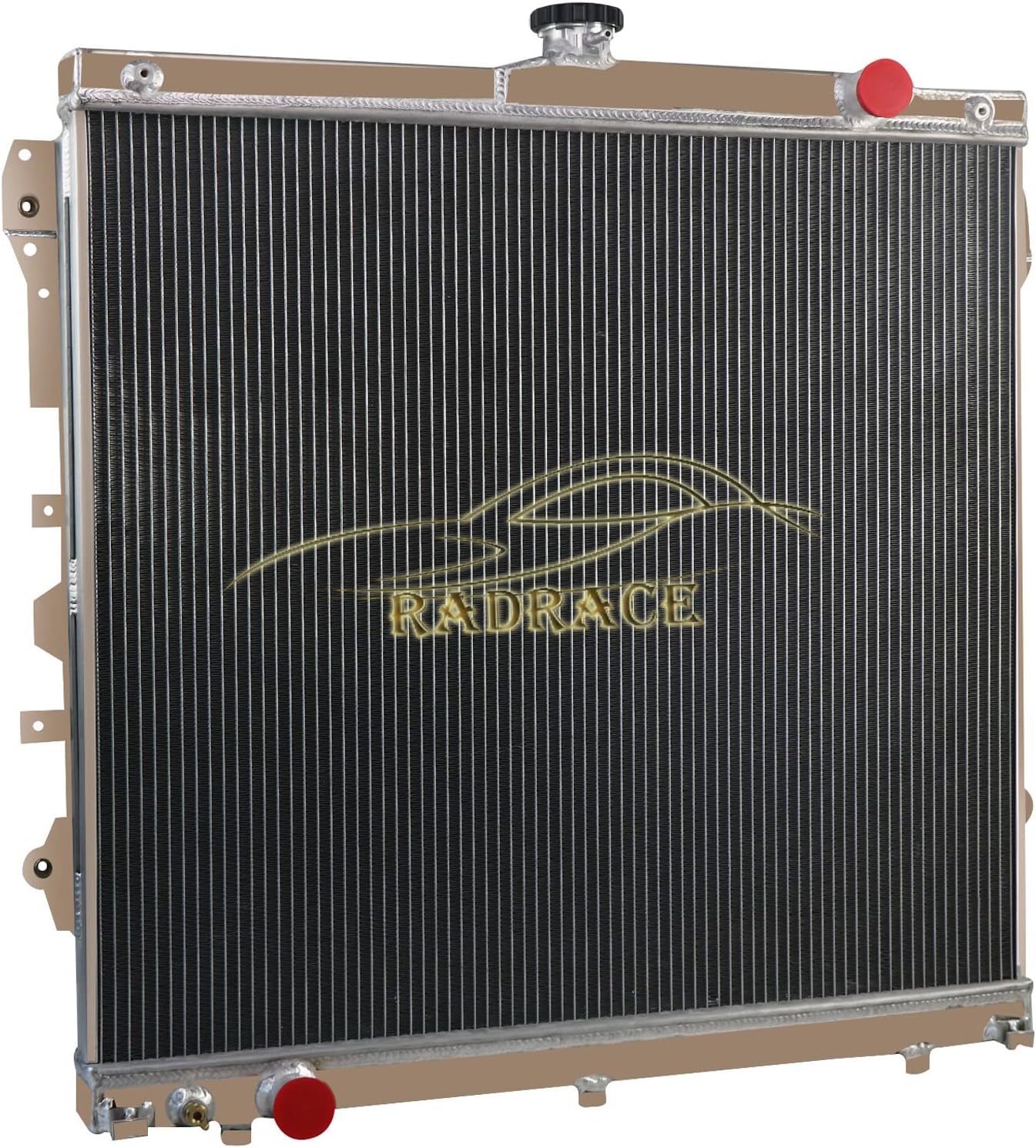 RadRace 3 Row Aluminum Radiator for 2007-2014 Toyota Tundra Sequoia 4.6L 5.7L V8 2008 2009 2010 2011 2012 2013 Radiators