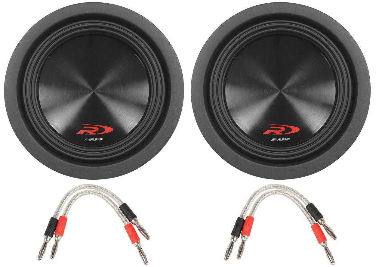 Alpine SWR-8D2 8x22 Dual 2-Ohm Type-R Series Car Subwoofers
