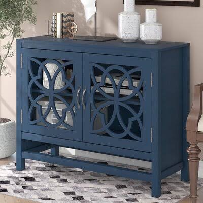 Leicestershire 2 - Door Accent Cabinet Red Barrel Studio Color: Navy Blue