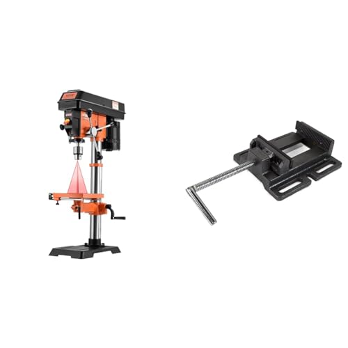 VEVOR 12 in Benchtop Drill Press, 5 Amp 120V, Variable Speed Cast Iron Bench Drill Press