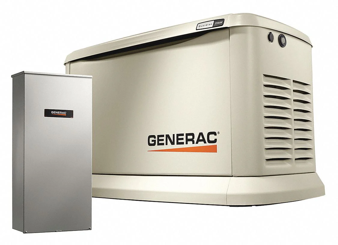 Generac Automatic Standby Generator,67dBA,44H  7043
