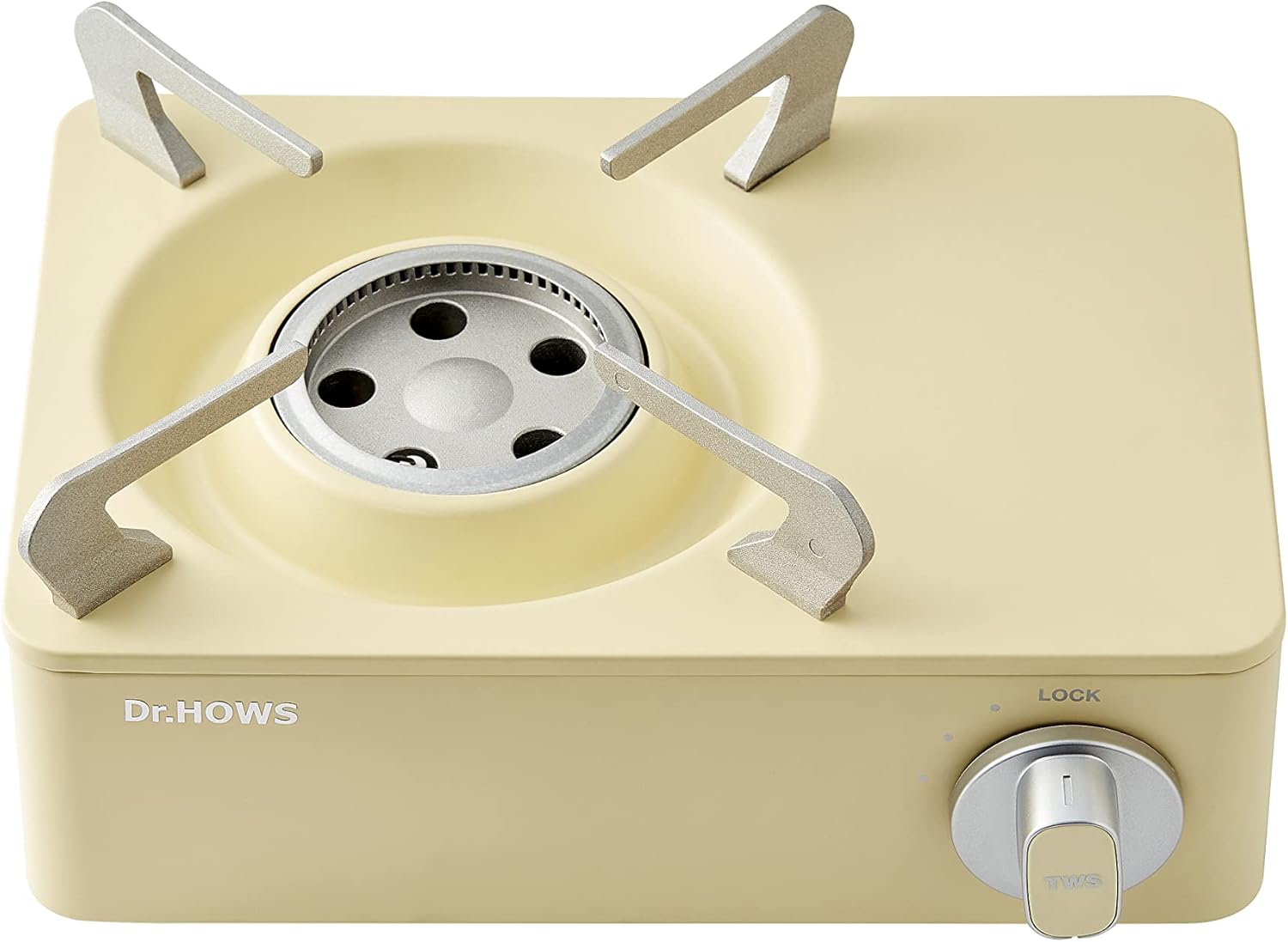 Dr.Hows Twinkle Mini Camping Stove Burner - Portable Butane Stove for Camping, Picnic, Outdoor - Single Burner Camp Stove with Carrying Case - Mint