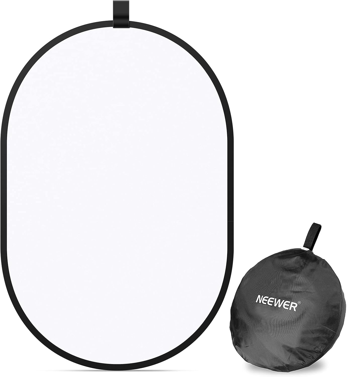 Neewer Professional Lighting Studio 5x7 feet/150x200 cm Pop out Foldable Soft Diffuser Disc Panel Reflector with Carrying Case for Studio and Outdoor