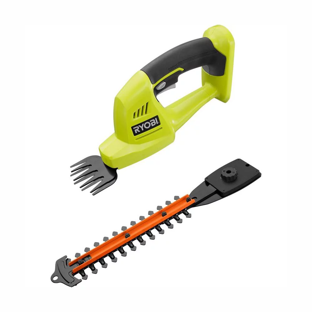 RYOBI ONE+ 18-Volt Lithium-Ion Battery Grass Shear % Shrubber Trimmer-Tool Only - Curated Treasures Market