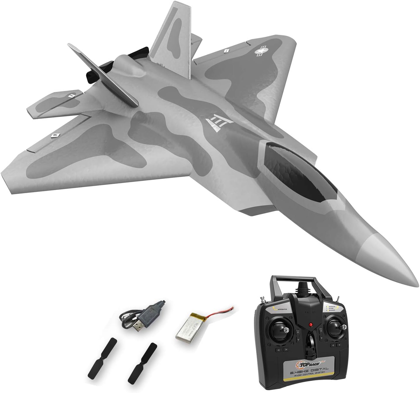 Top race Rc jet 4 channel remote control fighter jet rc plane ready to fly rc planes for adults, one key stunts rc airplane, high speed rc airplane